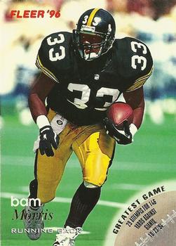 Bam Morris Pittsburgh Steelers 1996 Fleer NFL #111